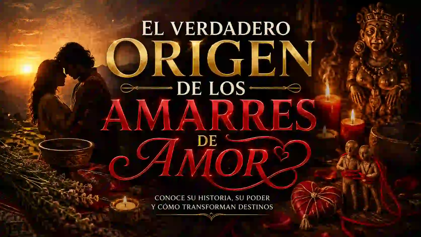 El verdadero origen de los amarres de amor: historia, símbolos y raíces en España